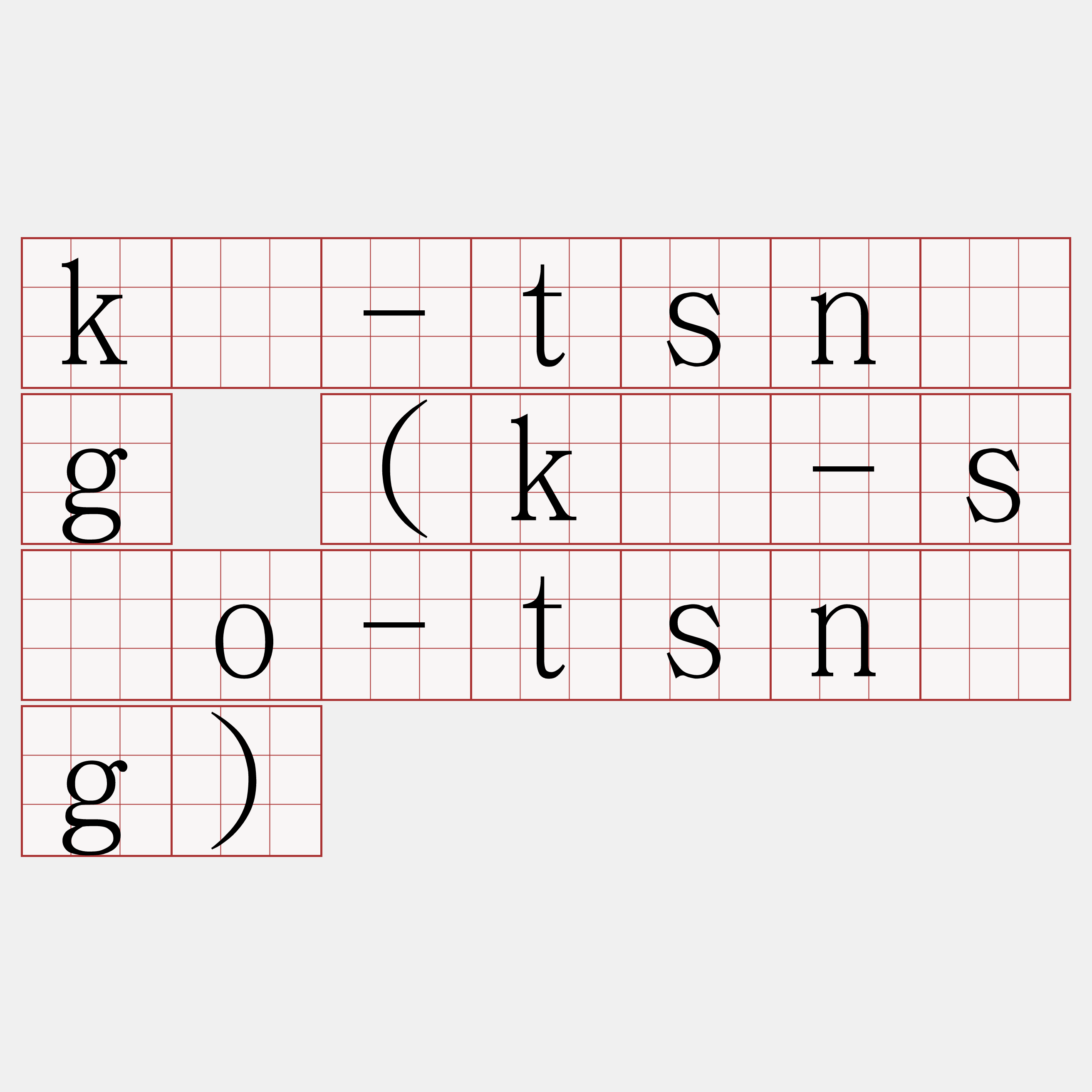 kò-tsn̄g (kò-sòo-tsn̄g)